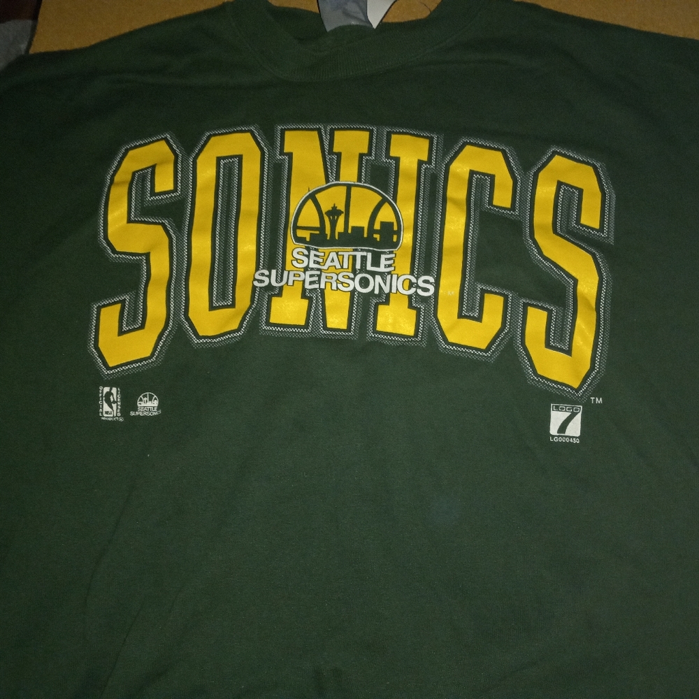 Seattle Sonics Crewneck Sweater SuperSonics #Seattle